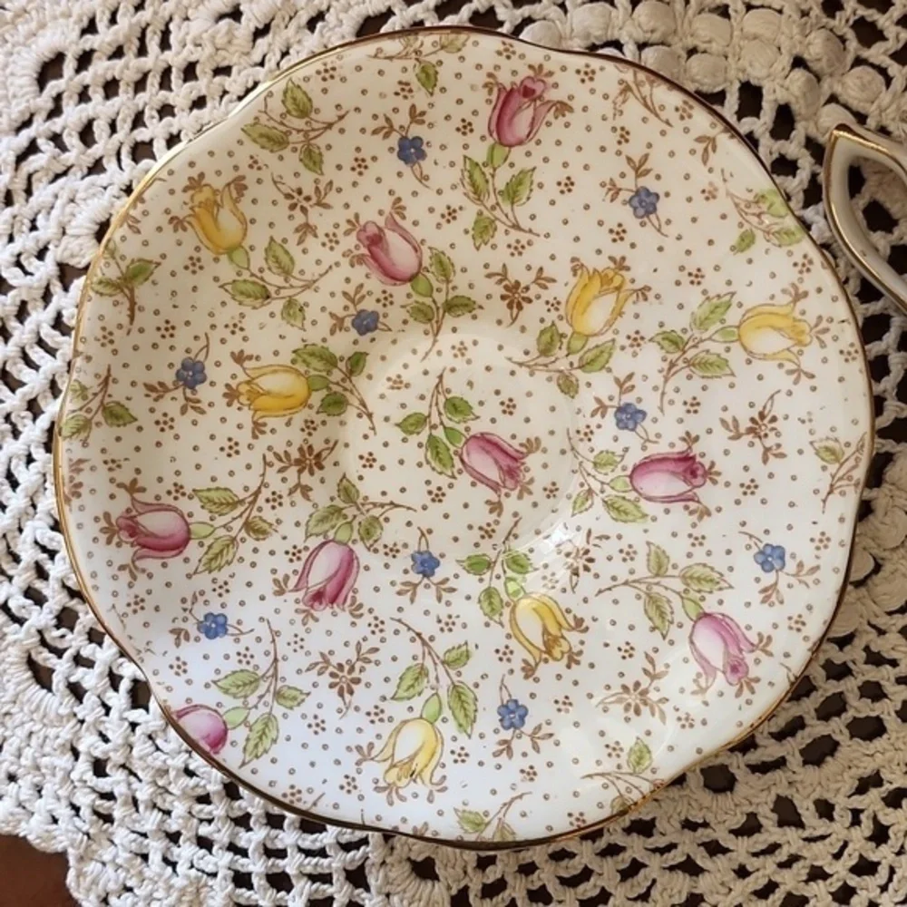 Rosine bone china,made in England cup and‎ saucer